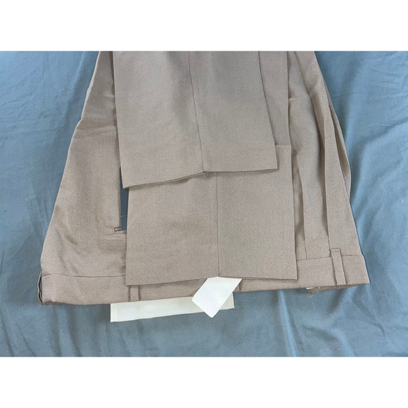 Wentworth Vintage Wards Easy Care Washable Wool Dress Pants, Slacks. Men's 42X30 - Picture 3 of 10